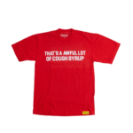 Awful Lot Shirt Red – bold red streetwear shirt with Awful Lot logo and premium cotton design
