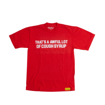 Awful Lot Shirt Red – bold red streetwear shirt with Awful Lot logo and premium cotton design