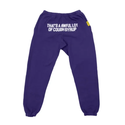 Awful Lot Sweatpants Blue – premium blue fleece sweatpants with relaxed fit and Awful Lot logo detailing