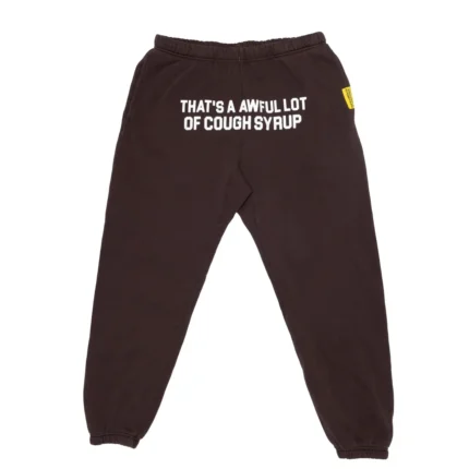 Awful Lot Sweatpants Brown – relaxed-fit brown fleece sweatpants with Awful Lot logo and premium streetwear design